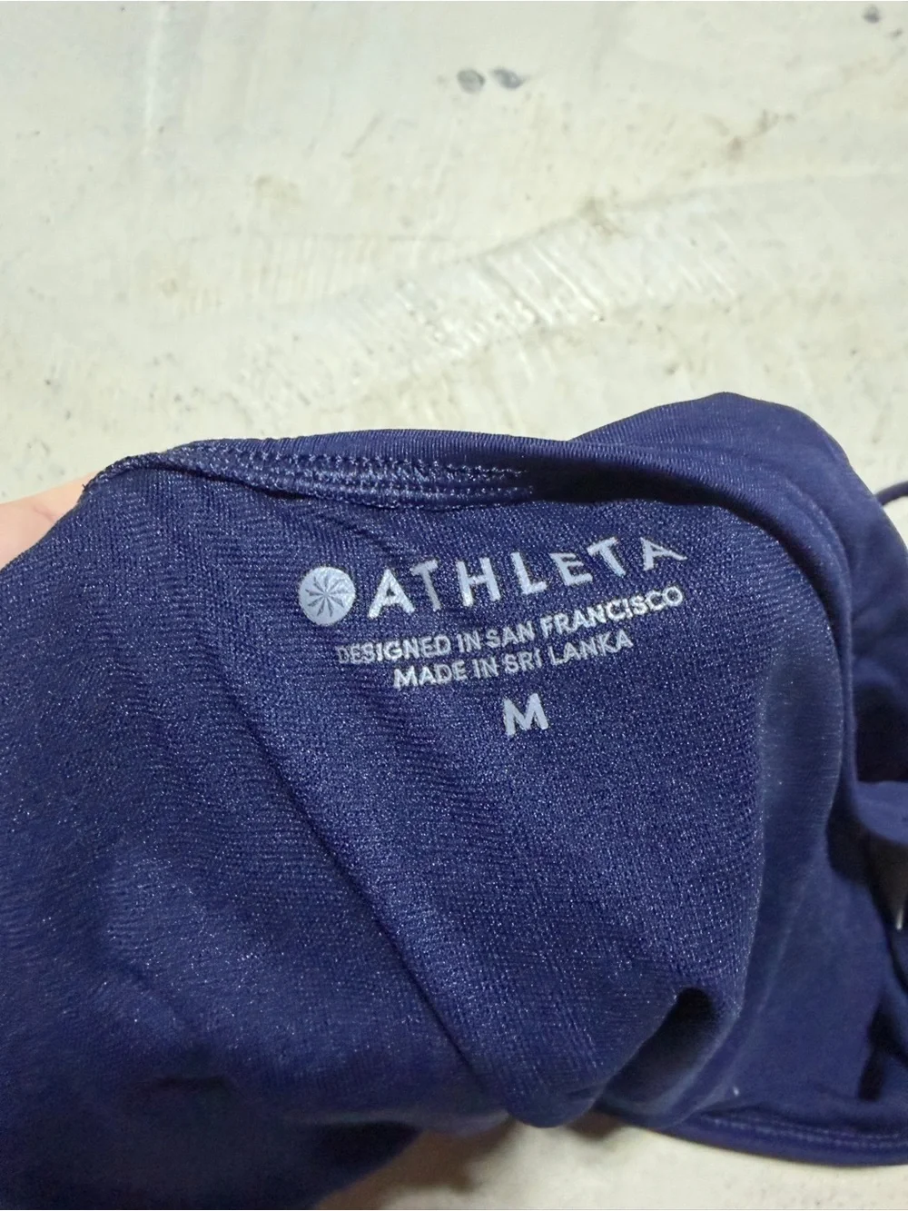 Athleta Women's Navy Side-Tie Swim Bottom medium